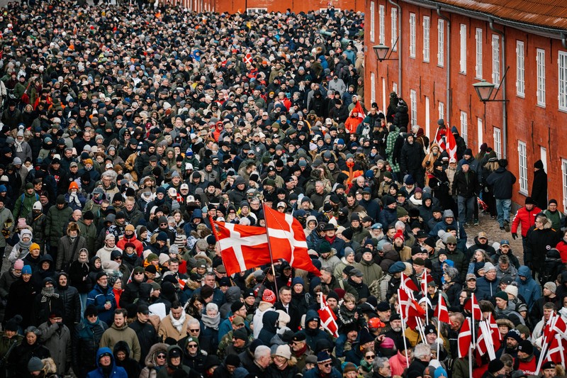 Para veteran Denmark menghadiri