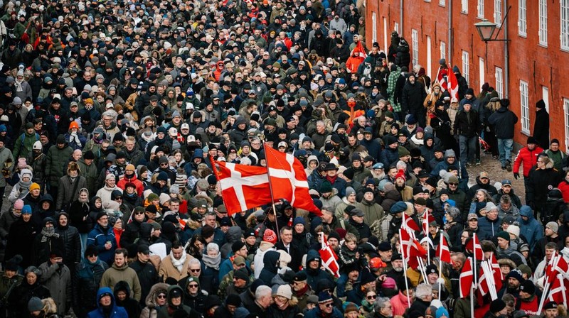 Para veteran Denmark menghadiri 