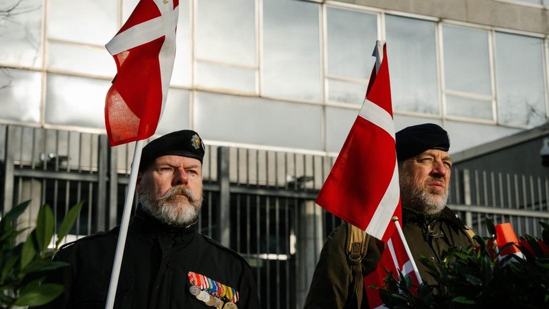 Para veteran Denmark menghadiri 
