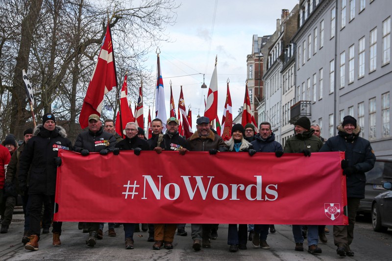 Para veteran Denmark menghadiri