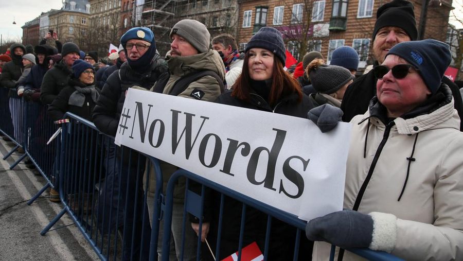 Para veteran Denmark menghadiri 