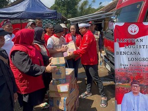 PDIP Kirim Bantuan Mobil Laundry Gratis untuk Korban Longsor Cisarua
