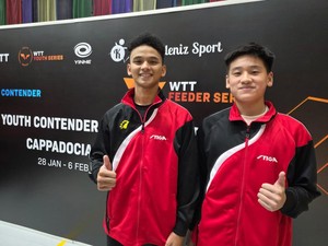 2 Atlet Tenis Meja Indonesia Bersinar di Turki