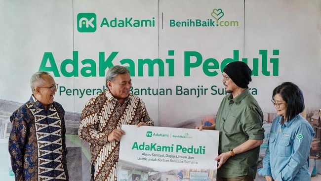 AdaKami Salurkan Bantuan ke Korban Banjir dan Longsor di Sumatra