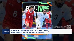 Video: Akhir Klasemen AFC Futsal 2026, Indonesia Vs Irak Berakhir 1-1