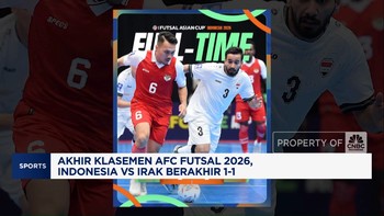 Video: Akhir Klasemen AFC Futsal 2026, Indonesia Vs Irak Berakhir 1-1