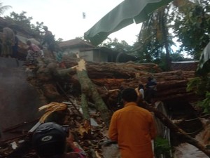 27 Rumah Rusak dan 6 Orang Luka Akibat Puting Beliung di Sumenep