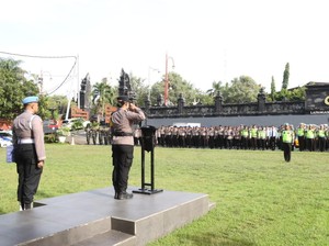 Polres Gianyar Gelar Apel Pasukan Operasi Keselamatan Agung 2026