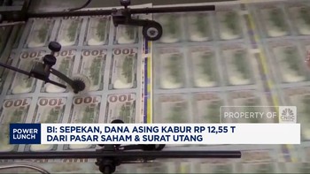 Video: BI Catat Dana Asing Kabur Rp12,55 T Dari Pasar RI Dalam Sepekan