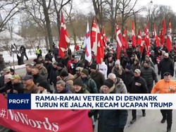 Video: Kecam Ucapan Trump, Veteran di Denmark Turun ke Jalan