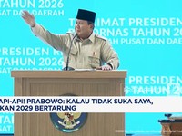 Video:Berapi-api! Prabowo: Kalau Tak Suka Saya, Silakan 2029 Bertarung