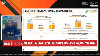 Video: Desember 2025, RI Surplus Neraca Dagang USD 2,52 Miliar