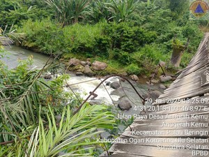 Jembatan Gantung di OKU Selatan Putus, 9 Orang Luka Berat