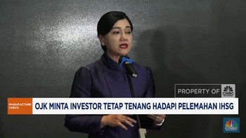 Video: OJK Minta Investor Tetap Tenang Hadapi Pelemahan IHSG