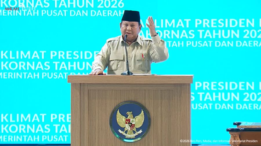 Presiden Prabowo Subianto mengatakan bangsa Indonesia harus mengingat sejarah perjuangan para pendahulu. Dia menyayangkan benda bersejarah tak dirawat. (YouTube Setpres)