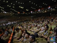 Rapat Koordinasi Nasional (Rakornas) Pemerintah Pusat dan Daerah Tahun 2026 di Sentul International Convention Center (SICC), Kabupaten Bogor, Jawa Barat, Senin (2/2/2026). (CNBC Indonesia/Muhammad Sabki)