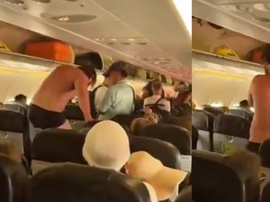 Penumpang AirAsia Buka Baju sampai Hampir Telanjang, Penerbangan Dialihkan
