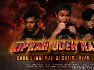 Kiprah Udeh Nans, Sang Stuntman di Balik Layar Laga