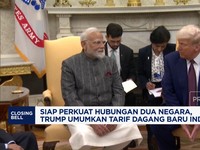 Perkuat Hubungan, Trump Umumkan Tarif Dagang Baru India Jadi 18%