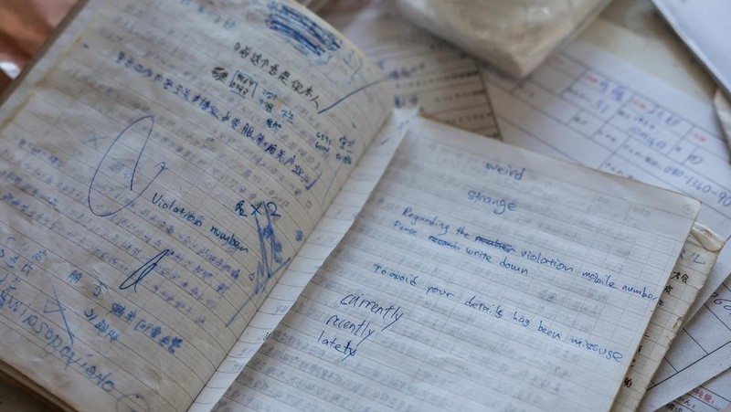 Kompleks penipuan di dekat perbatasan Chong Chom-O&rsquo;Smach antara Thailand dan Kamboja di sepanjang wilayah perbatasan yang disengketakan di Oddar Meanchey, Kamboja, Senin (2/2/2026). (REUTERS/Chalinee Thirasupa)