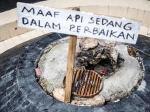 Padamnya Api Abadi Mrapen di Grobogan