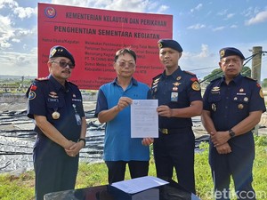 KKP Segel Tambak Udang Milik WN Taiwan di Lombok Timur