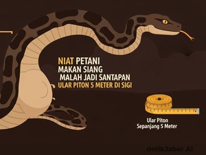 Horor! Jasad Petani Ditemukan di Dalam Perut Ular Predator