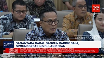 Danantara Bakal Bangun Pabrik Baja, Groundbreaking Bulan Depan