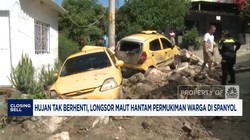 Video: Hujan Tak Hentii, Longsor Maut Hantam Permukiman di Spanyol