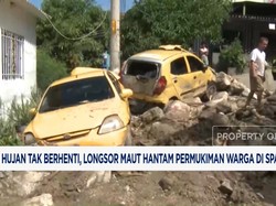 Video: Hujan Tak Hentii, Longsor Maut Hantam Permukiman di Spanyol