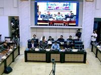 Ketua Komisi XI DPR RI, Mukhamad Misbakhun saat memimpin Rapat Kerja dengan pemerintah di Komplek Parlemen, Jakarta. (Tangkapan Layar Youtube/TVR Parlemen)