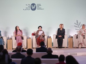 Momen Menarik Interaksi Megawati dan Para Tokoh di Majelis Zayed Award