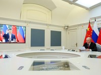 Putin Video Call Xi Jinping, Sebut Aliansi Rusia-China Stabilkan Dunia