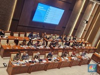 RDP Panja Ruang Digital dengan Komisi I DPR di Kompleks Parlemen, Rabu (4/2/2026). (CNBC Indonesia/Intan)