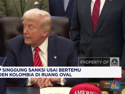 Video: Trump Singgung Sanksi Usai Bertemu Presiden Kolombia