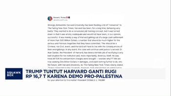 Video: Trump Tuntut Harvard Rp 16,7 T Karena Demo Pro-Palestina