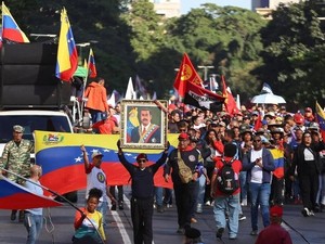Ribuan Warga Venezuela Demo Besar-besaran Tuntut Maduro Bebas