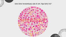 Bisa Tebak Kata di Gambar Ini? Katanya Sih yang Nggak Buta Warna Cepat Menjawabnya