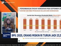 Video: BPS: 2025, Orang Miskin RI Turun Jadi 23,36 Juta Orang