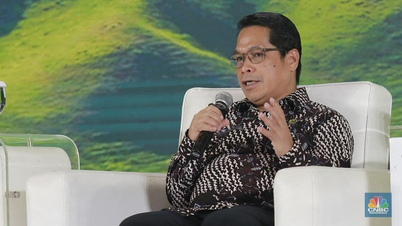 CNBC Indonesia menggelar Energy Outlook 2026 untuk membahas kebijakan energi Indonesia bersama regulator, pelaku usaha, analis, dan Dewan Energi Nasional yang berlangsung di Jakarta, Kamis (5/2/2026). (CNBC Indonesia/Muhammad Sabki)
