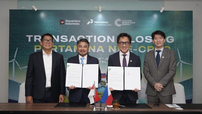 Pertamina NRE Catat Kepemilikan 20% Saham CREC di Bursa Efek Filipina