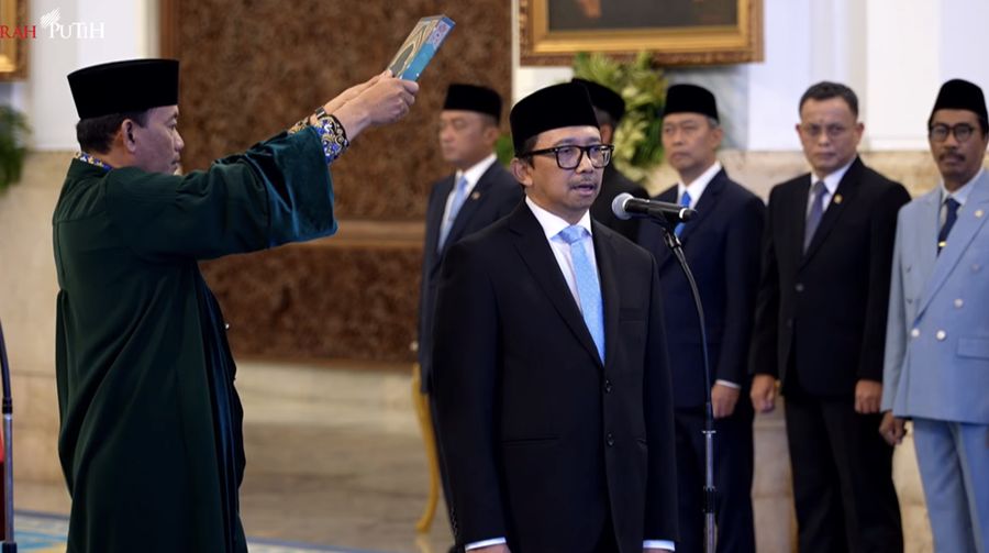 Juda Agung di Istana Negara, Kamis (5/2/2026). (Y ouTUbe/Sekretariat Presiden)