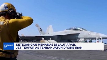 Ketegangan Memanas di Laut Arab, Jet Tempur AS Tembak Jatuh Drone Iran