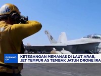 Ketegangan Memanas di Laut Arab, Jet Tempur AS Tembak Jatuh Drone Iran
