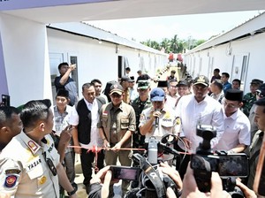 402 Huntara Diresmikan di Sumut, Pengungsian Ditargekan Kosong Sebelum Lebaran