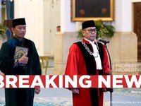 Video: Prabowo Lantik Politikus Golkar, Adies Kadir Jadi Hakim MK