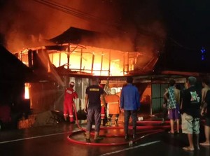 Ruko di PALI Ludes Terbakar, Diduga Korsleting Listrik