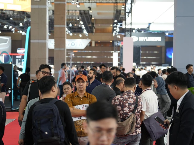 Menteri Perindustrian, Agus Gumiwang Kartasasmita saat menghadiri pembukaan Indonesia Internasional Motor Show IIMS 2026 di Ji-Expo Kemayoran, Kamis (5/2/2026). (Dok. Istimewa)
