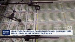 Video: Jaga Rupiah, Cadev RI di Januari 2026 Turun USD 1,9 Miliar