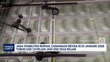 Video: Jaga Rupiah, Cadev RI di Januari 2026 Turun USD 1,9 Miliar